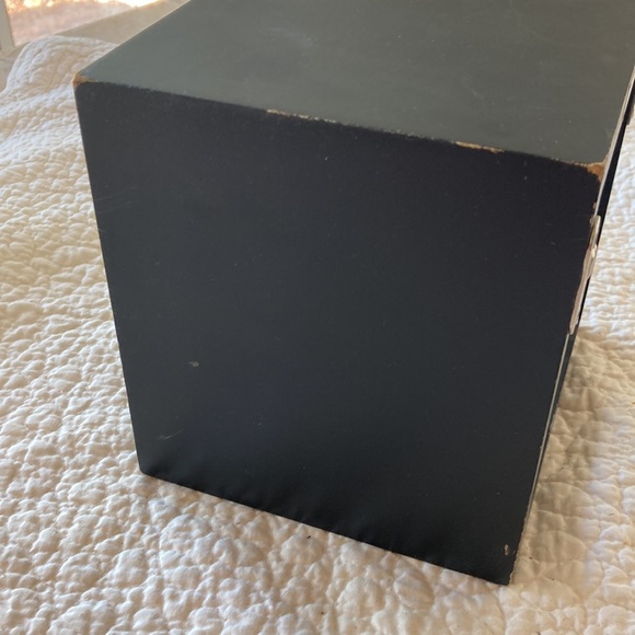 Pottery Barn black floating shelf. Six inches square. - Picture 5 of 5